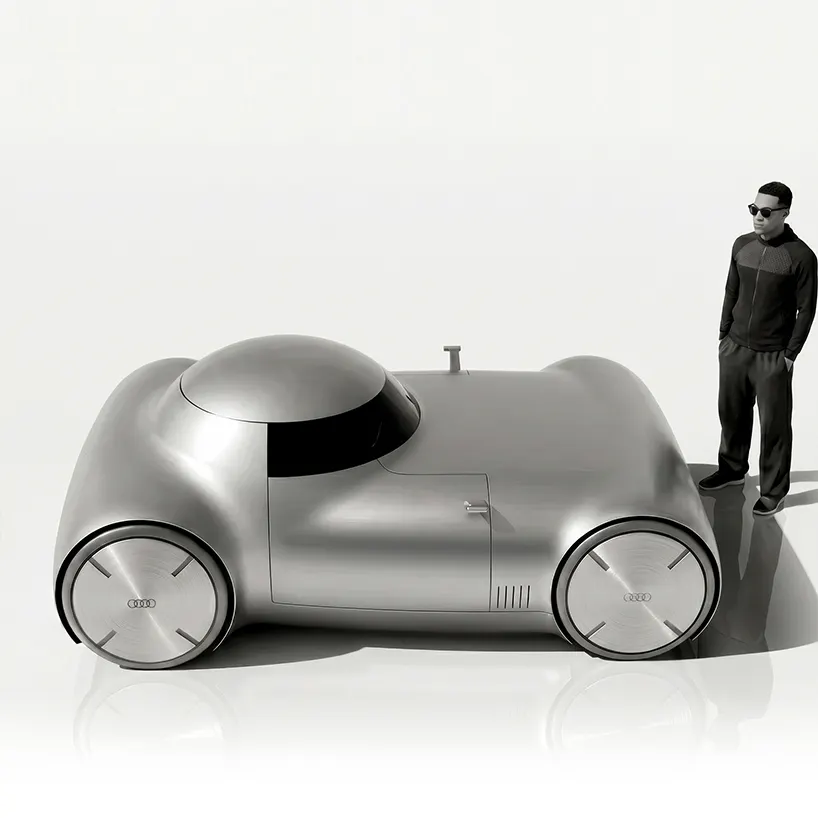 Audi ZERØ: концепт электромобиля, собранный из одной сферы и четырёх труб