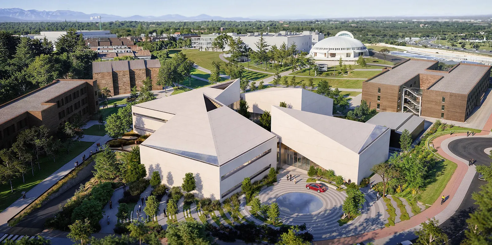 BIG спроектировала два новых корпуса для Universidad Francisco de Vitoria под Мадридом