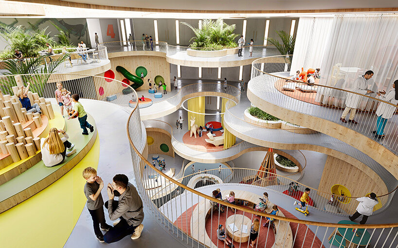 Carlo Ratti Associati и Park Associati спроектировали «больницу будущего» в Брешии с километровым садовым кольцом