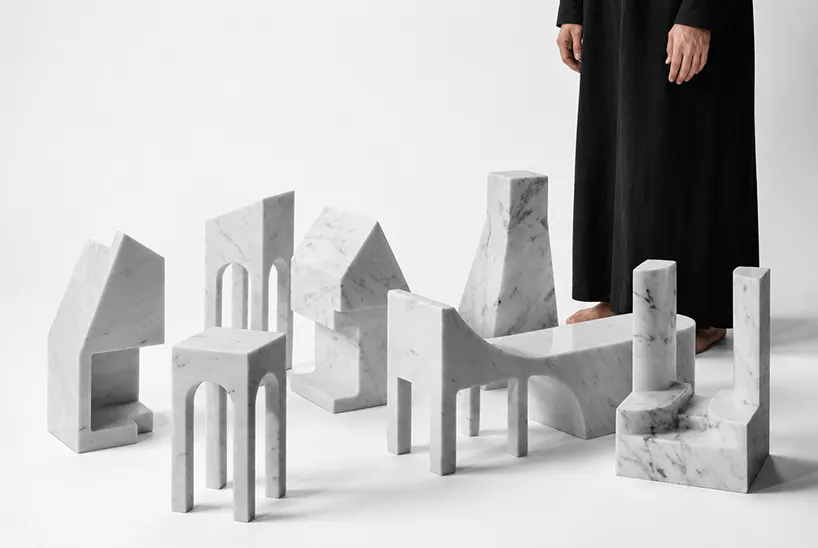 Eternal Structures: архитектурные объекты из цельного каррарского мрамора от Kfir Galatia Azulay