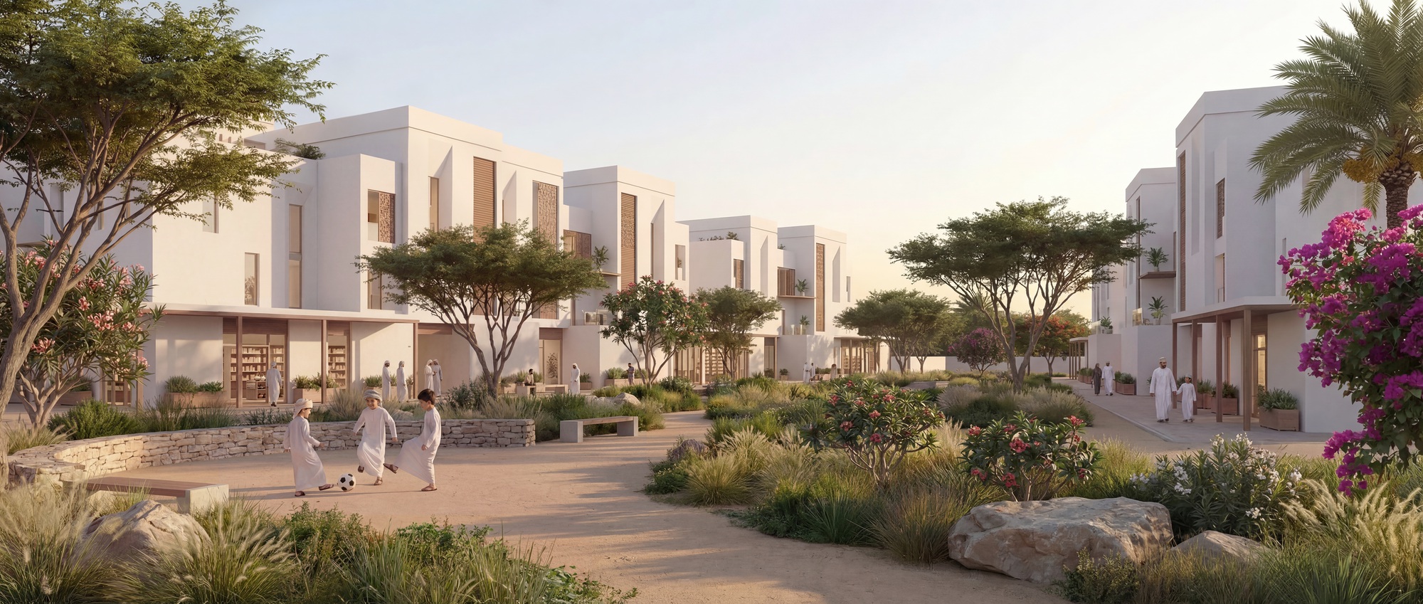Foster + Partners представила мастер-план аграрного города на юге Омана