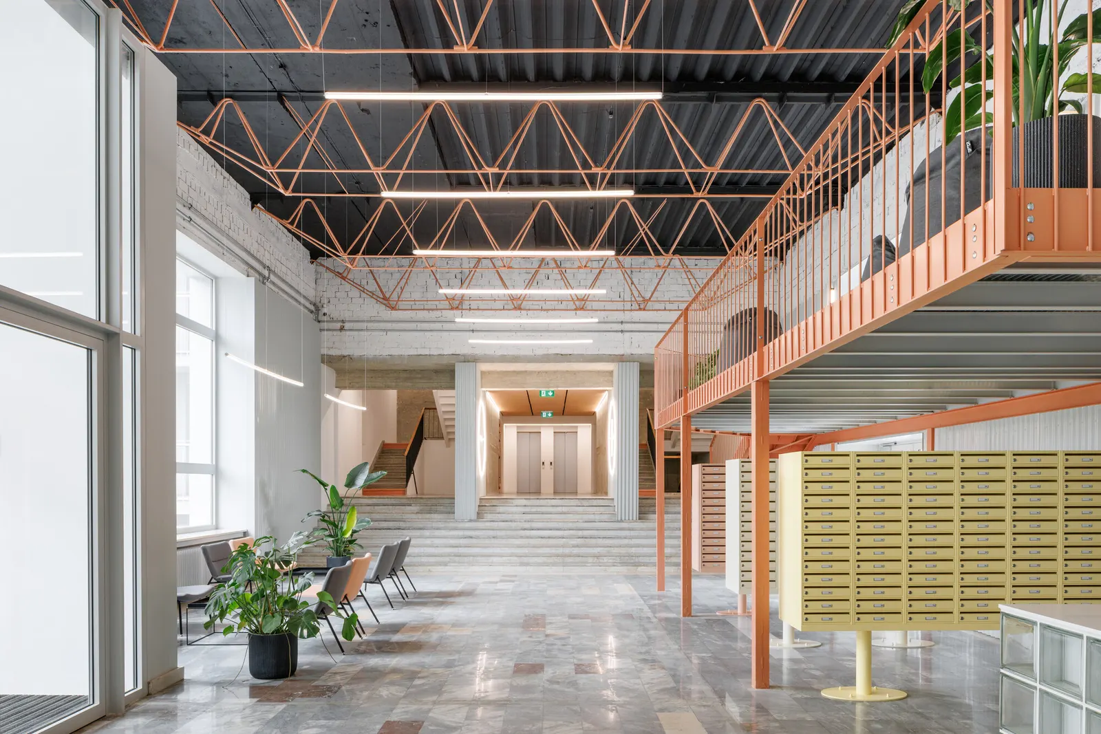 KOSMALT Housing Renovation / Atrium Architekti