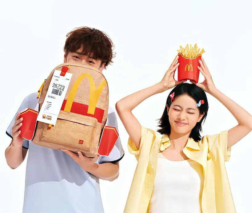 McDonald’s China превратил фанатский рюкзак с карманами для картофеля фри в лимитированный продукт