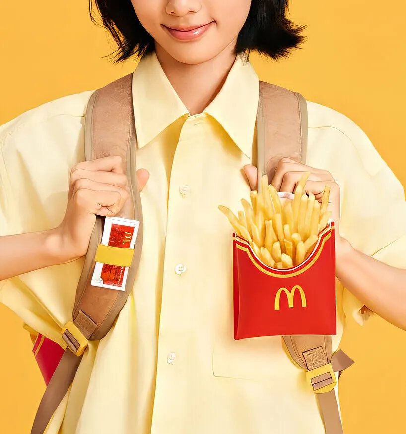 McDonald’s China превратил фанатский рюкзак с карманами для картофеля фри в лимитированный продукт