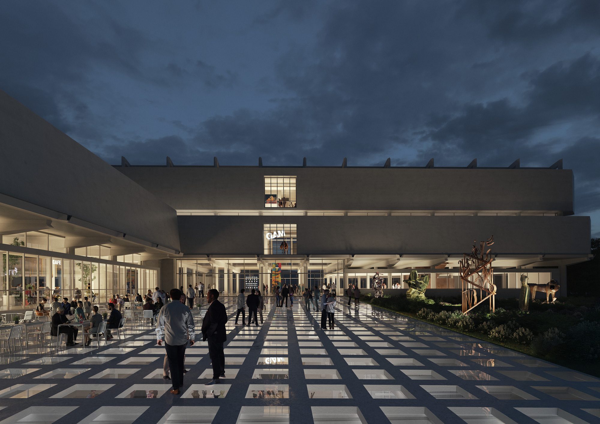 MVRDV и Balance Architettura представили проект реконструкции GAM в Турине