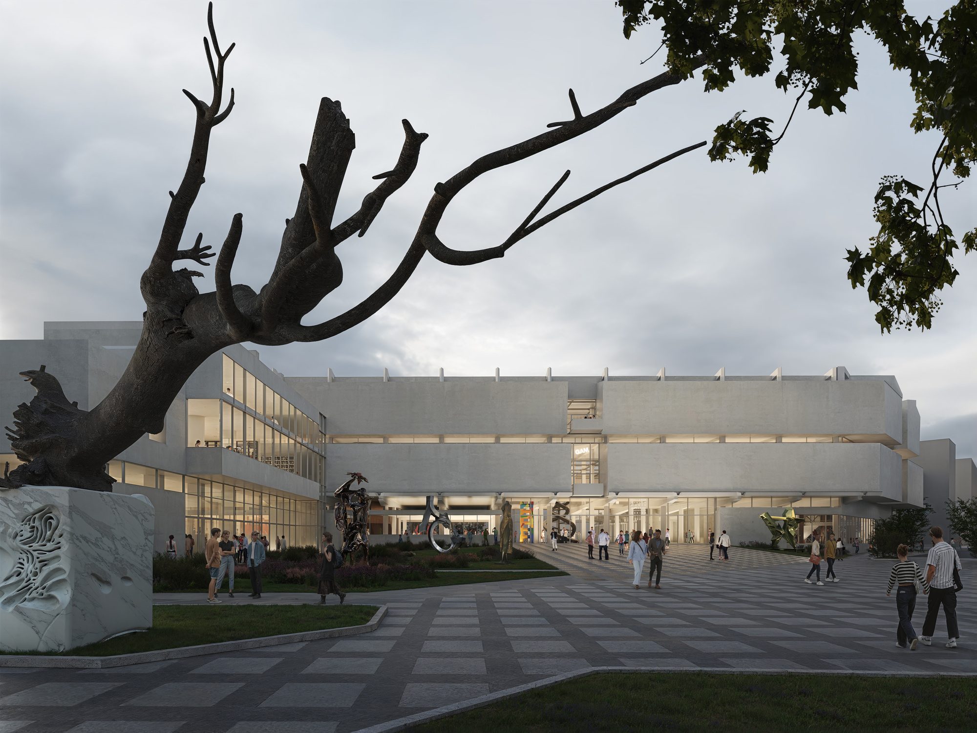 MVRDV и Balance Architettura представили проект реконструкции GAM в Турине
