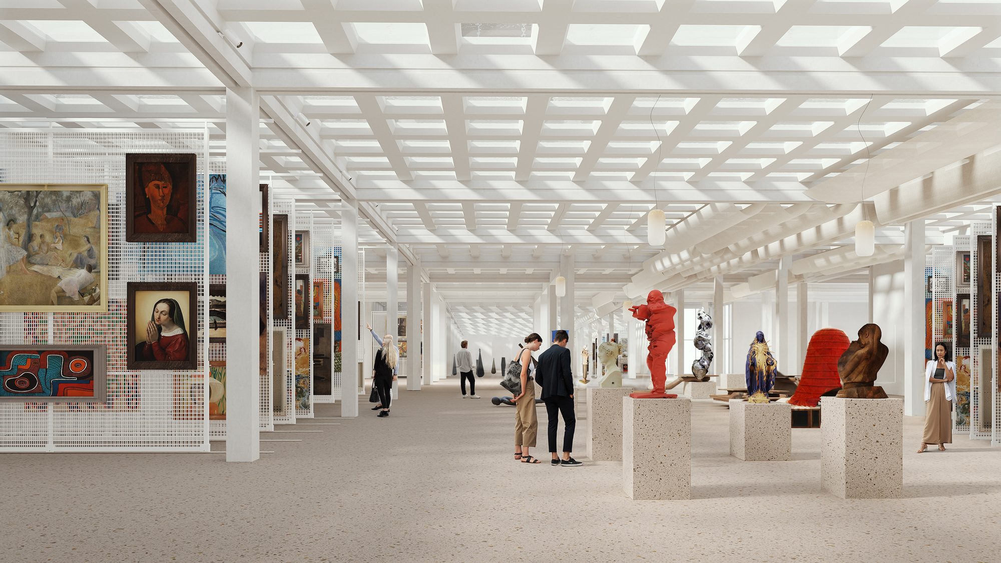 MVRDV и Balance Architettura представили проект реконструкции GAM в Турине