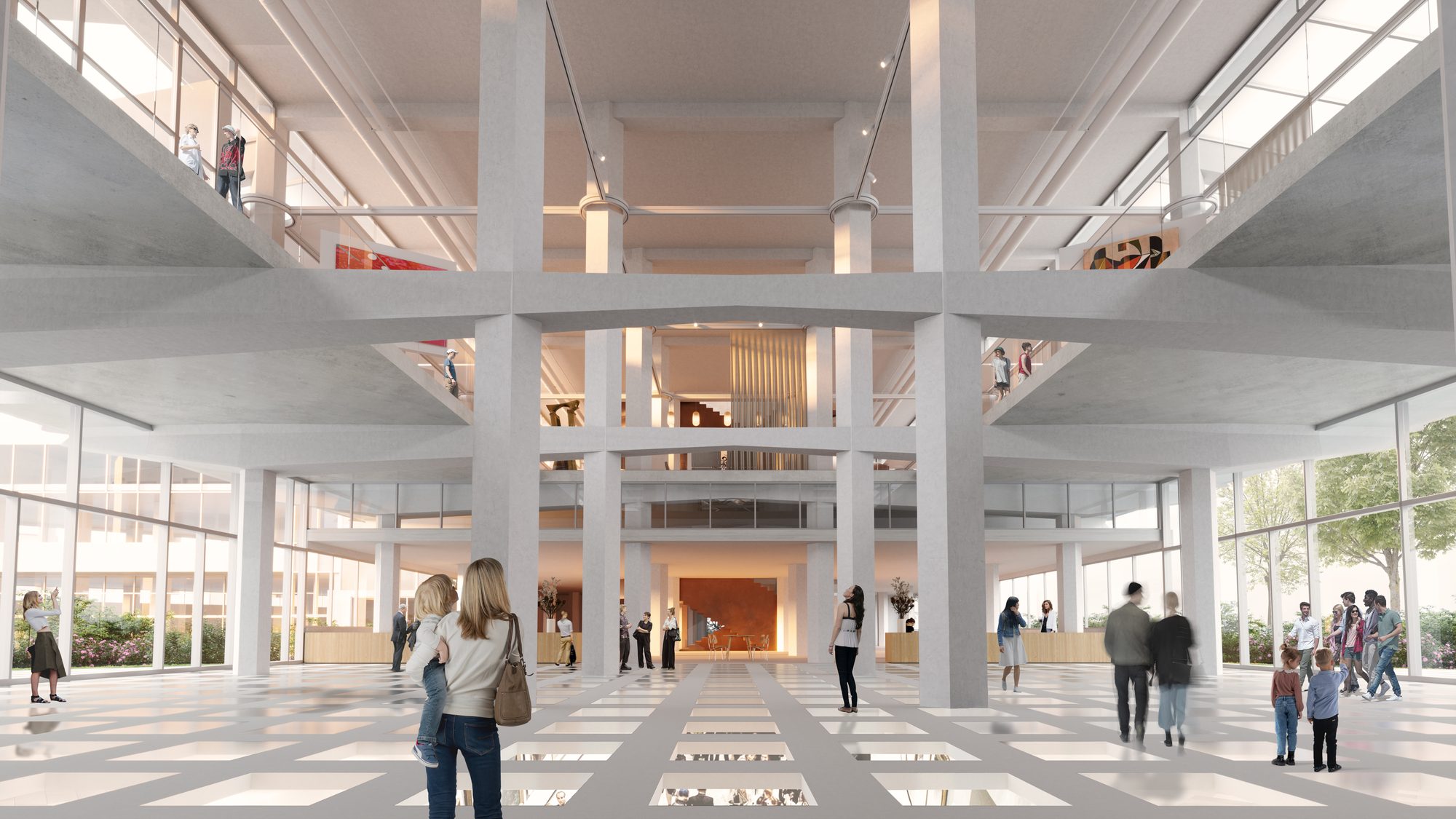 MVRDV и Balance Architettura представили проект реконструкции GAM в Турине
