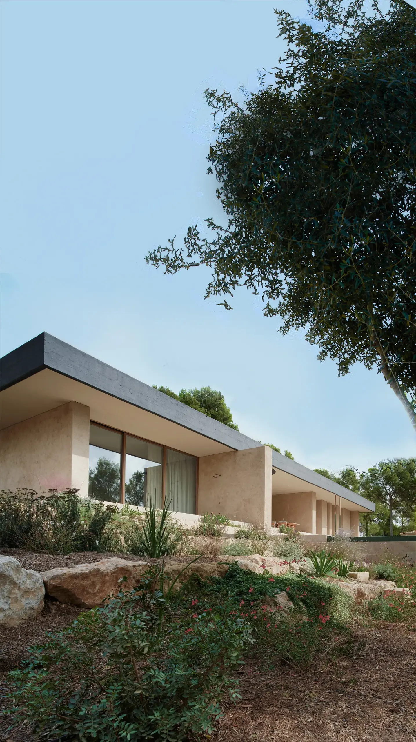 Casa Óculo / OHLAB в Пальме: дом, собранный вокруг света, материала и рельефа