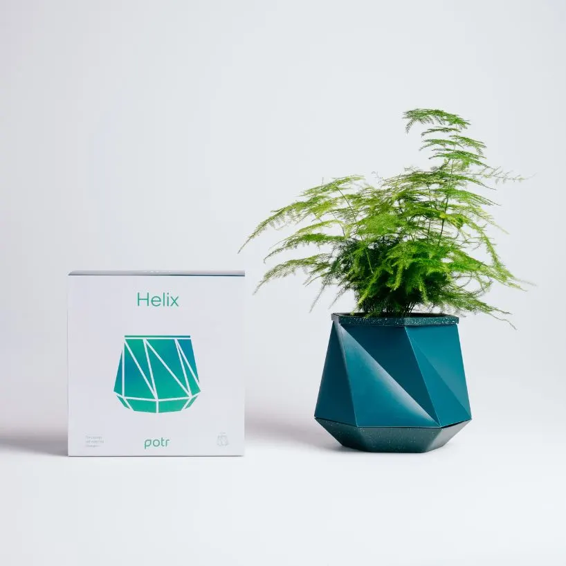 Helix от POTR: модульный самополивной горшок, который растет вместе с растением