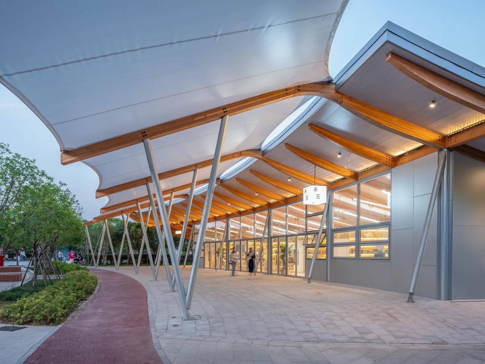 TBB Libraries – Hundred Flowers Park Libraries / Atelier Liu Yuyang Architects