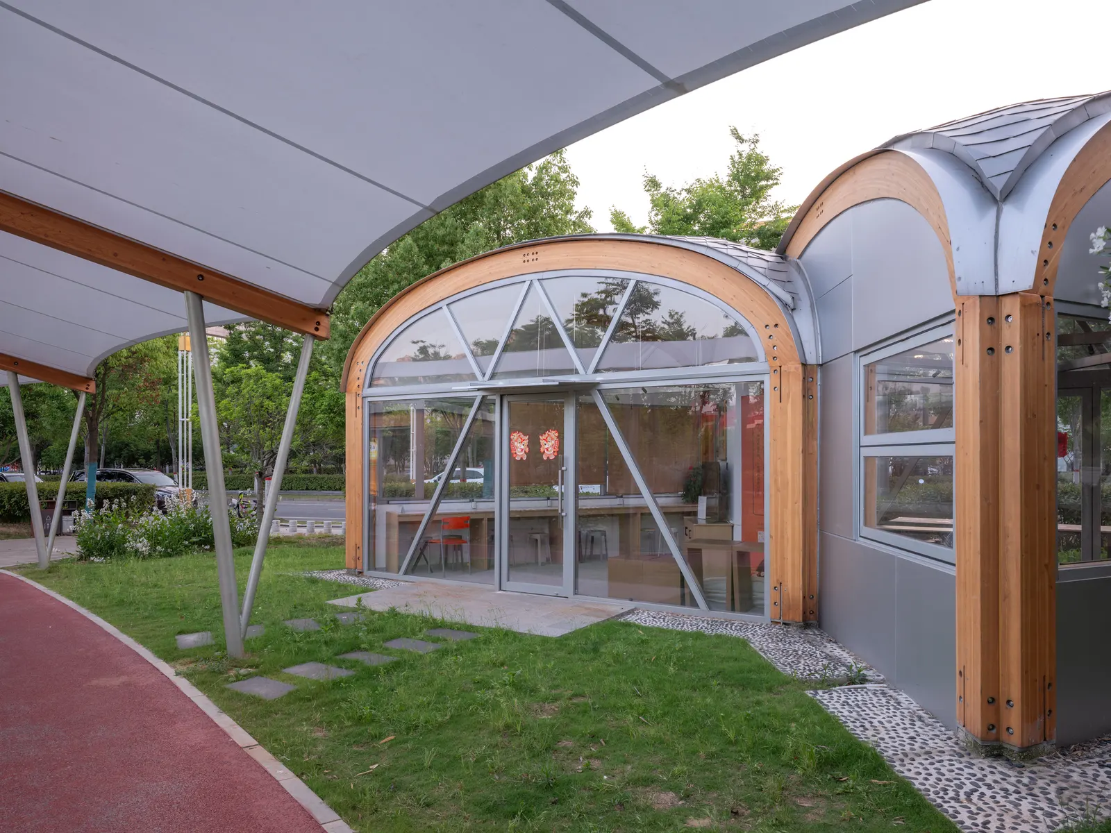TBB Libraries – Hundred Flowers Park Libraries / Atelier Liu Yuyang Architects