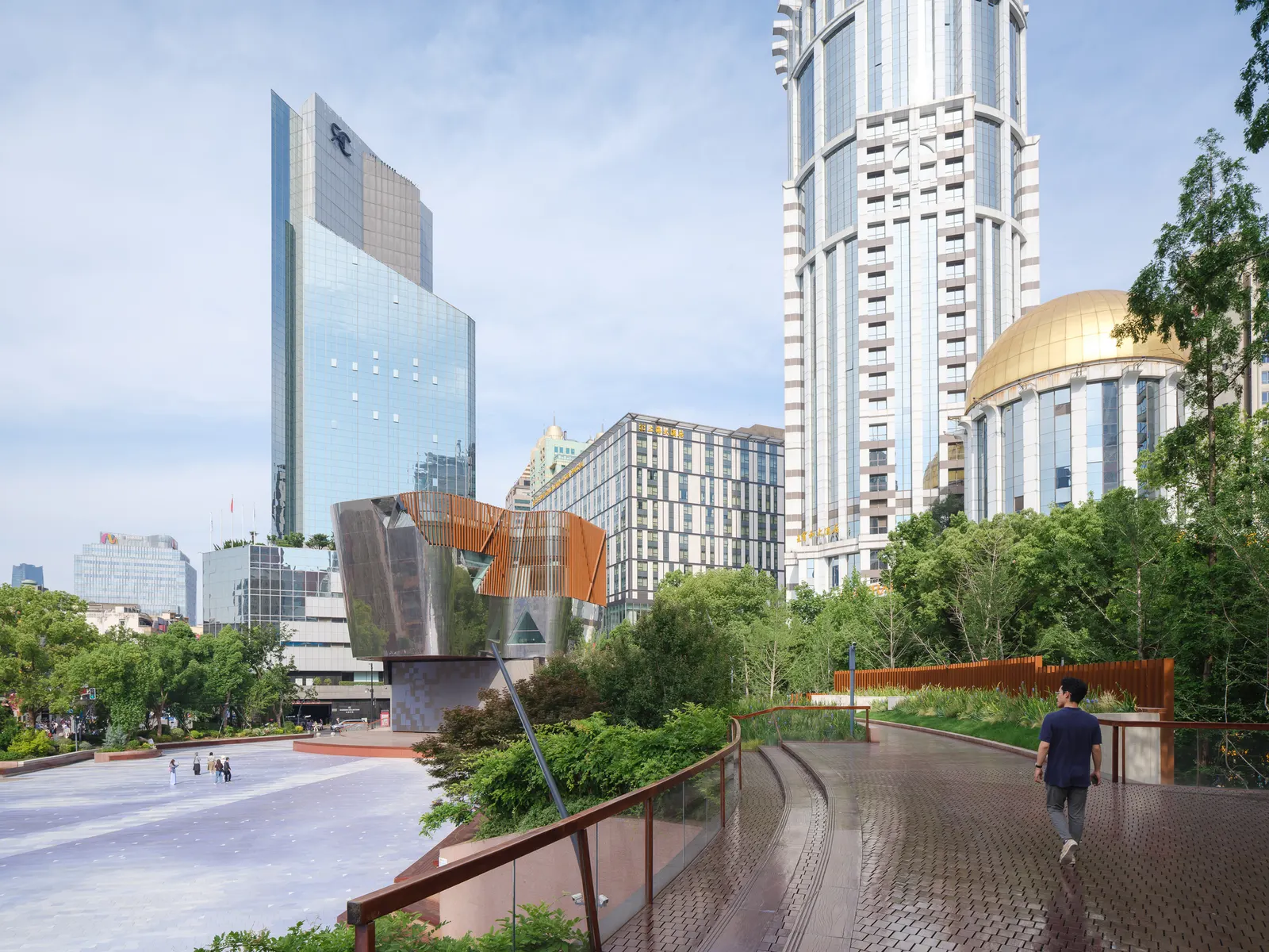 Преображение Century Square на Восточной Нанкинской улице в Шанхае / EMBT + TJAD