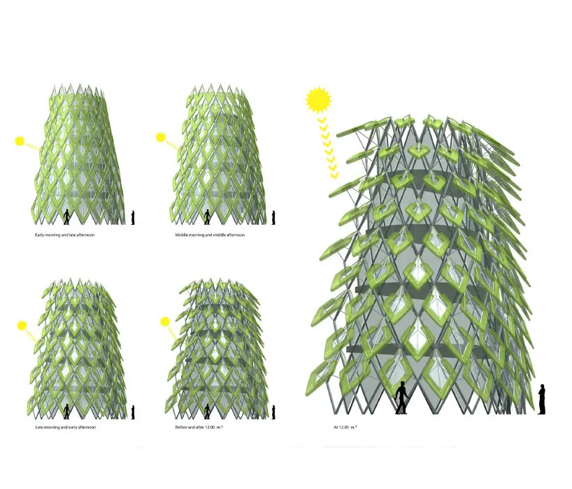 Algae Tower: живая фасадная система для офисной башни в Мельбурне