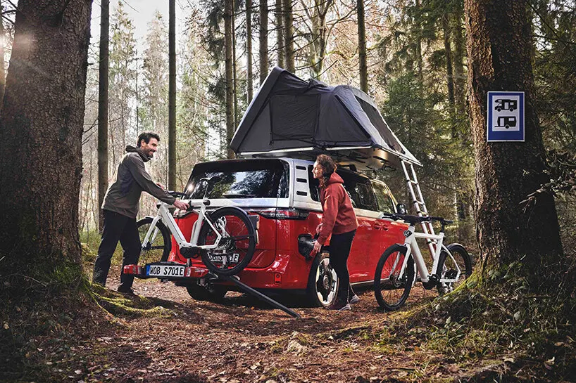 Volkswagen Smart eBike с камерой заднего вида между рулем