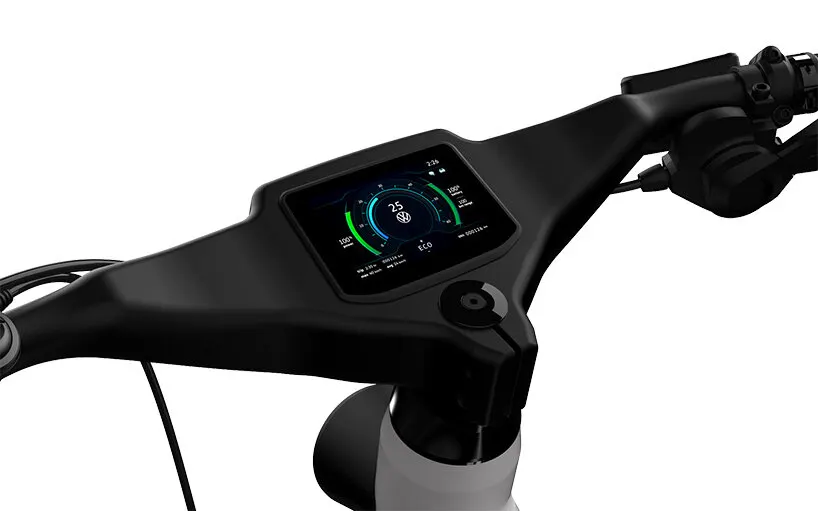 Volkswagen Smart eBike с камерой заднего вида между рулем