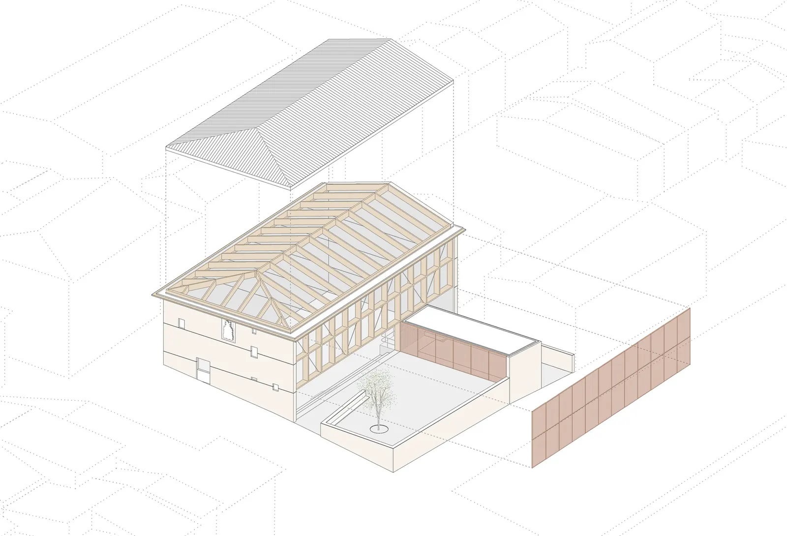 Фронтон и многофункциональное пространство Maeztu Basque Pelota Court / Verne Arquitectura