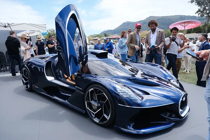 Bugatti Destrier: one-off coachbuilt гиперкар на базе Bolide дебютировал на The Quail
