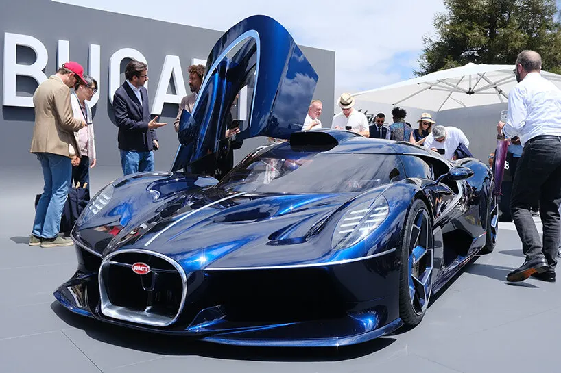 Bugatti Destrier: one-off coachbuilt гиперкар на базе Bolide дебютировал на The Quail