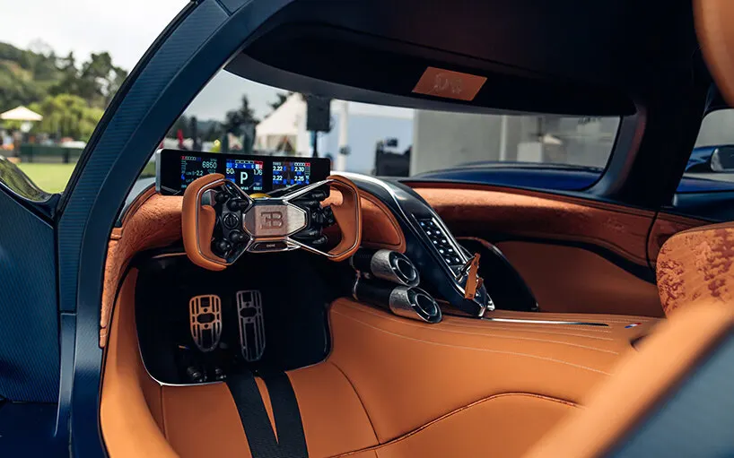 Bugatti Destrier: one-off coachbuilt гиперкар на базе Bolide дебютировал на The Quail