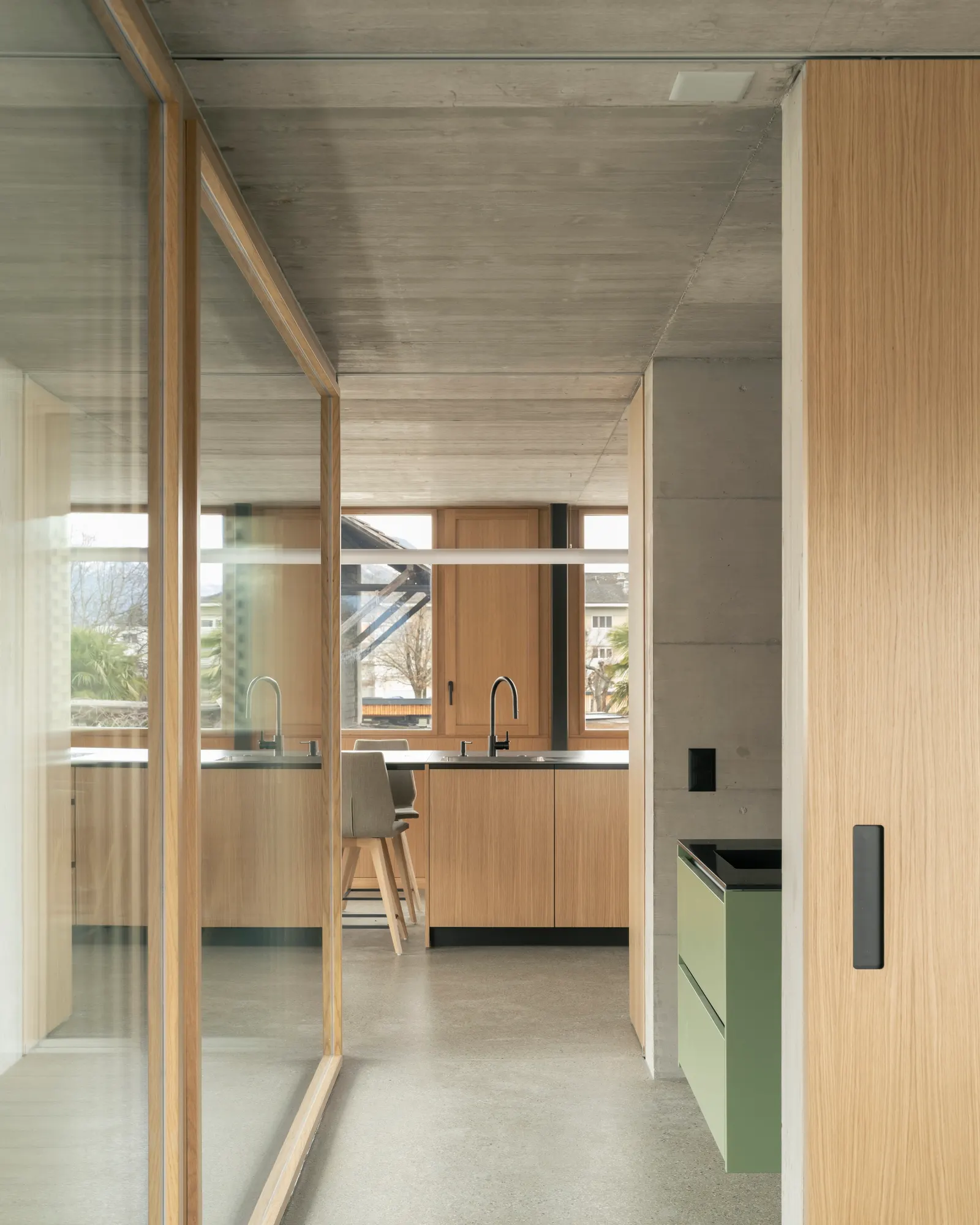Дом Caloz Bramois / R2A Architectes