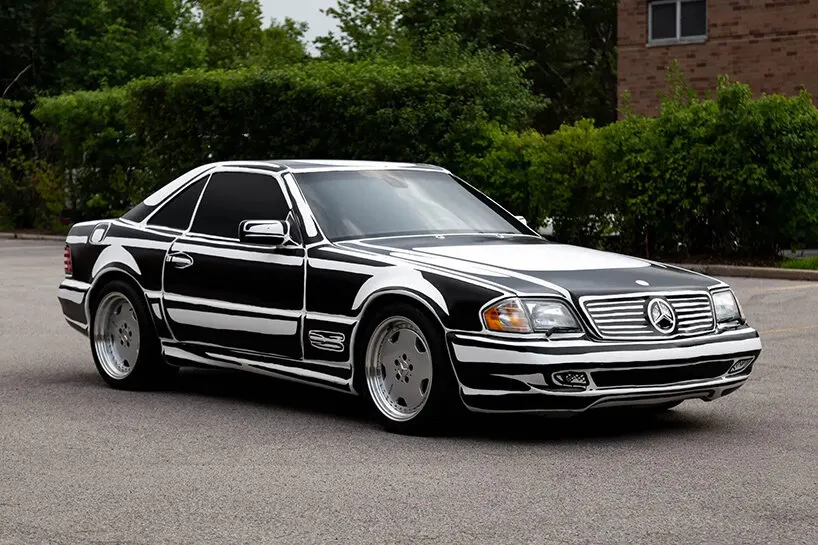 Joshua Vides превратил Mercedes-Benz SL500 1997 года в автомобильный эскиз и выставил его на аукцион