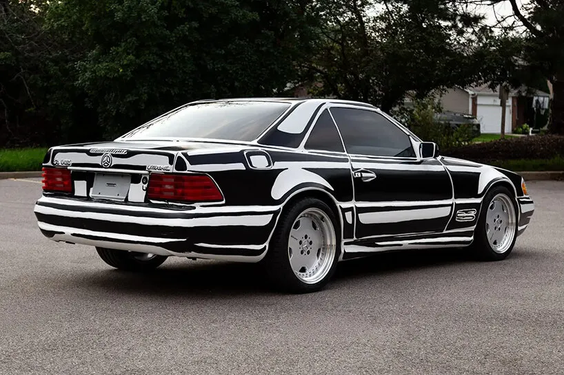 Joshua Vides превратил Mercedes-Benz SL500 1997 года в автомобильный эскиз и выставил его на аукцион