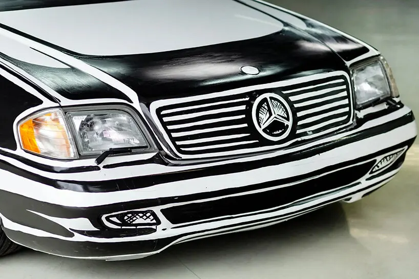 Joshua Vides превратил Mercedes-Benz SL500 1997 года в автомобильный эскиз и выставил его на аукцион
