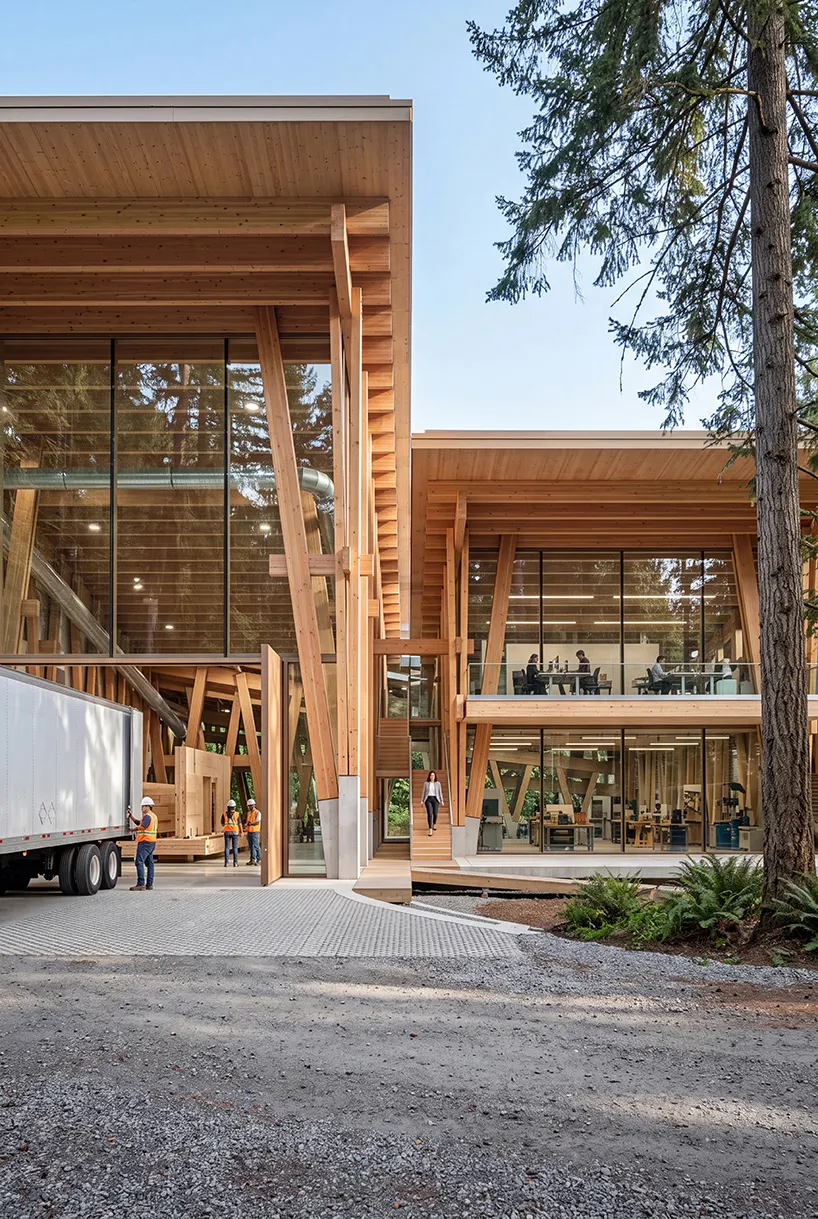 Luca Fontana предлагает walkable roofscape для Timber Factory в Ванкувере