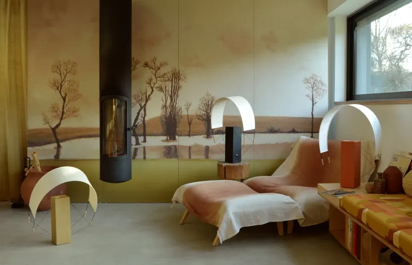 Коллекция Aura от Maison Cédrat: светильники из глины и ручной washi-бумаги