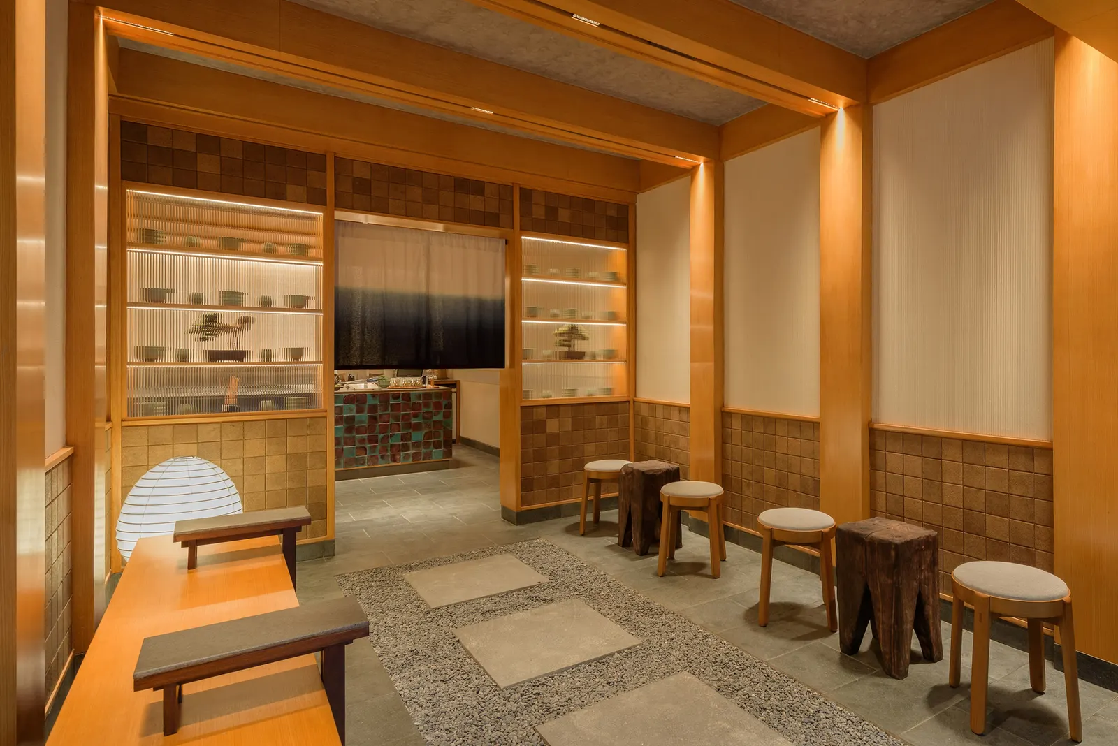 Jun Matcha Club Cafe / Matter of Something — кафе в бывшем гараже в Южной Джакарте