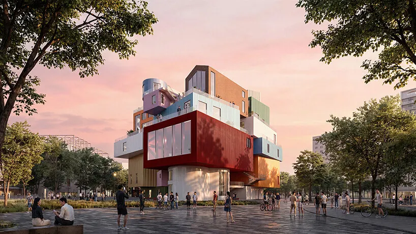 MVRDV воплощает концепцию Vertical Village в Шэньчжэне: культурно-коммерческий комплекс Bihailou Art Village