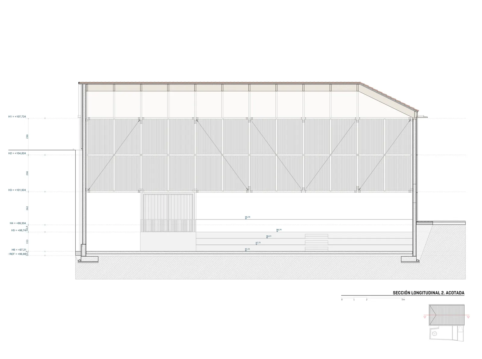 Фронтон и многофункциональное пространство Maeztu Basque Pelota Court / Verne Arquitectura
