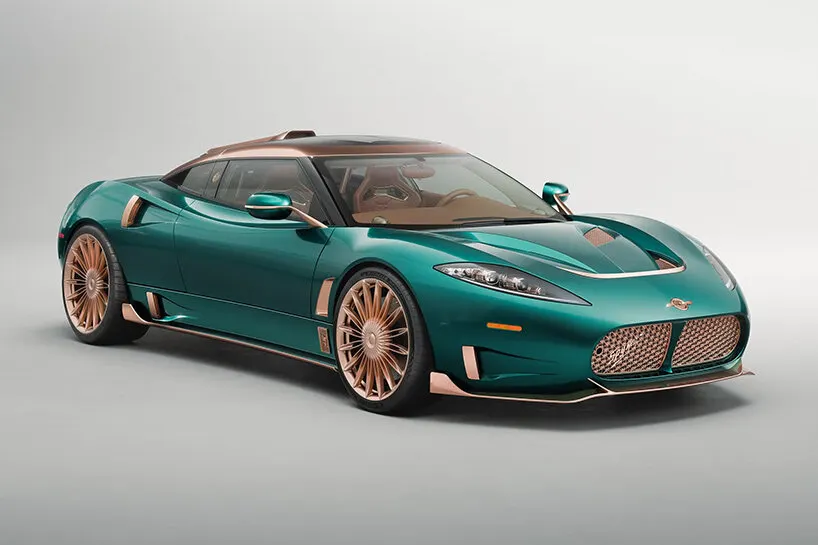 Spyker C8 Preliator XXV: quail green, rose gold и ручная механика как главная идея купе