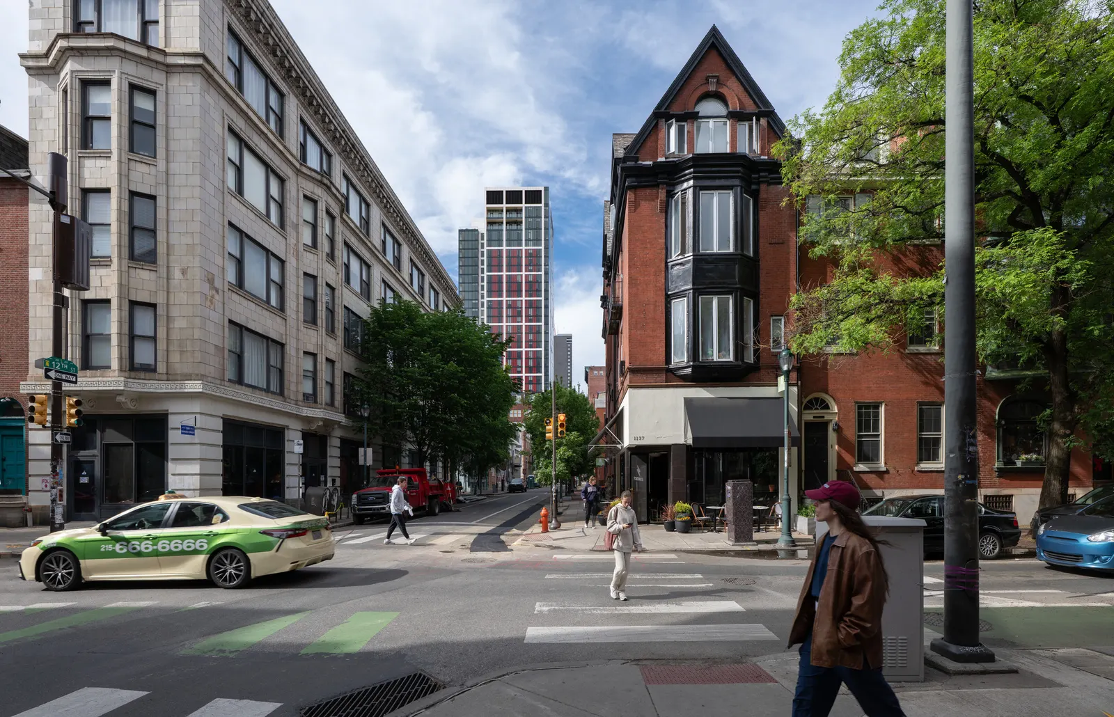 210 South 12th Building / RSHP и Perkins Eastman: завершённый mixed-use проект в центре Филадельфии