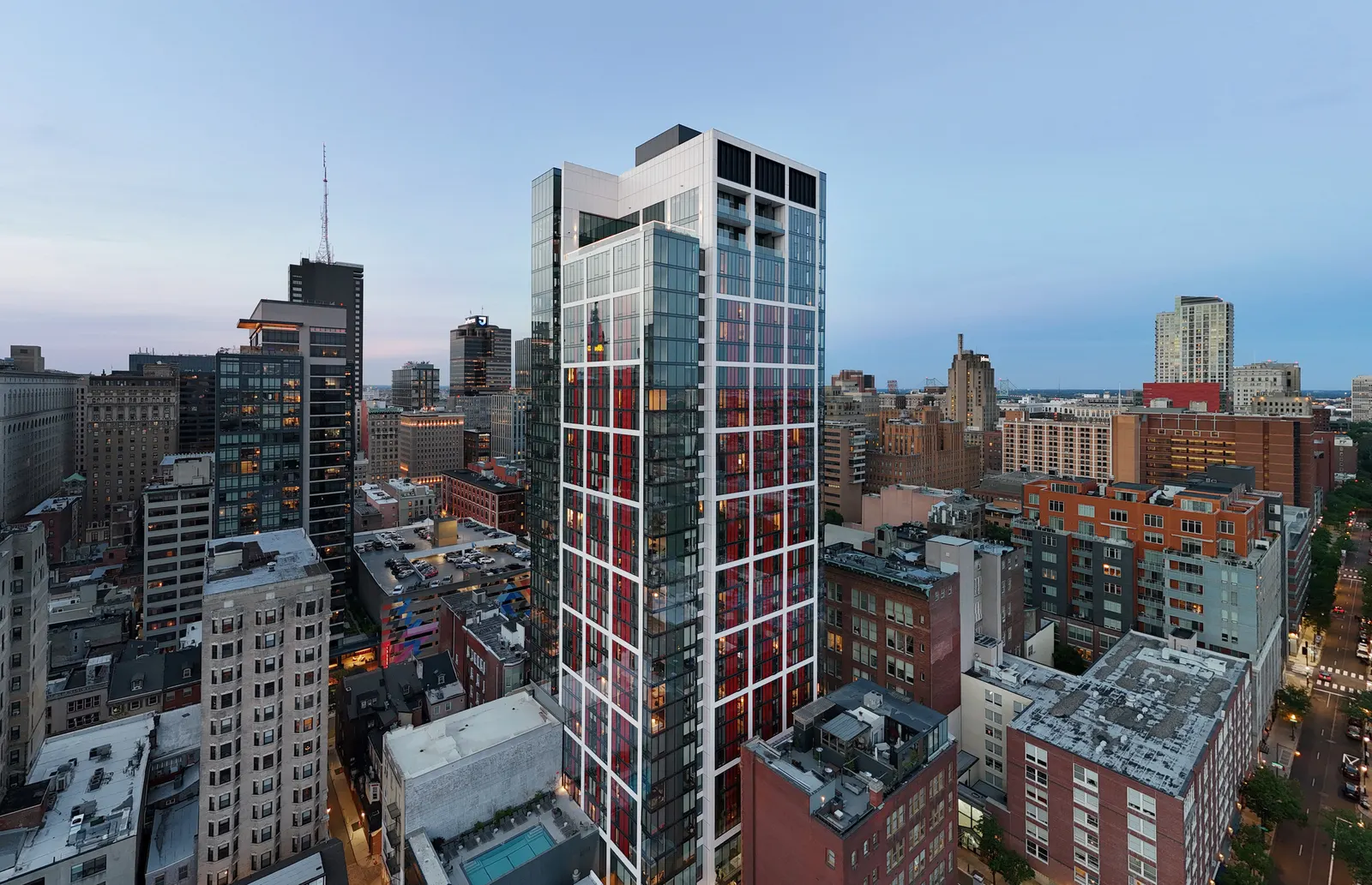 210 South 12th Building / RSHP и Perkins Eastman: завершённый mixed-use проект в центре Филадельфии
