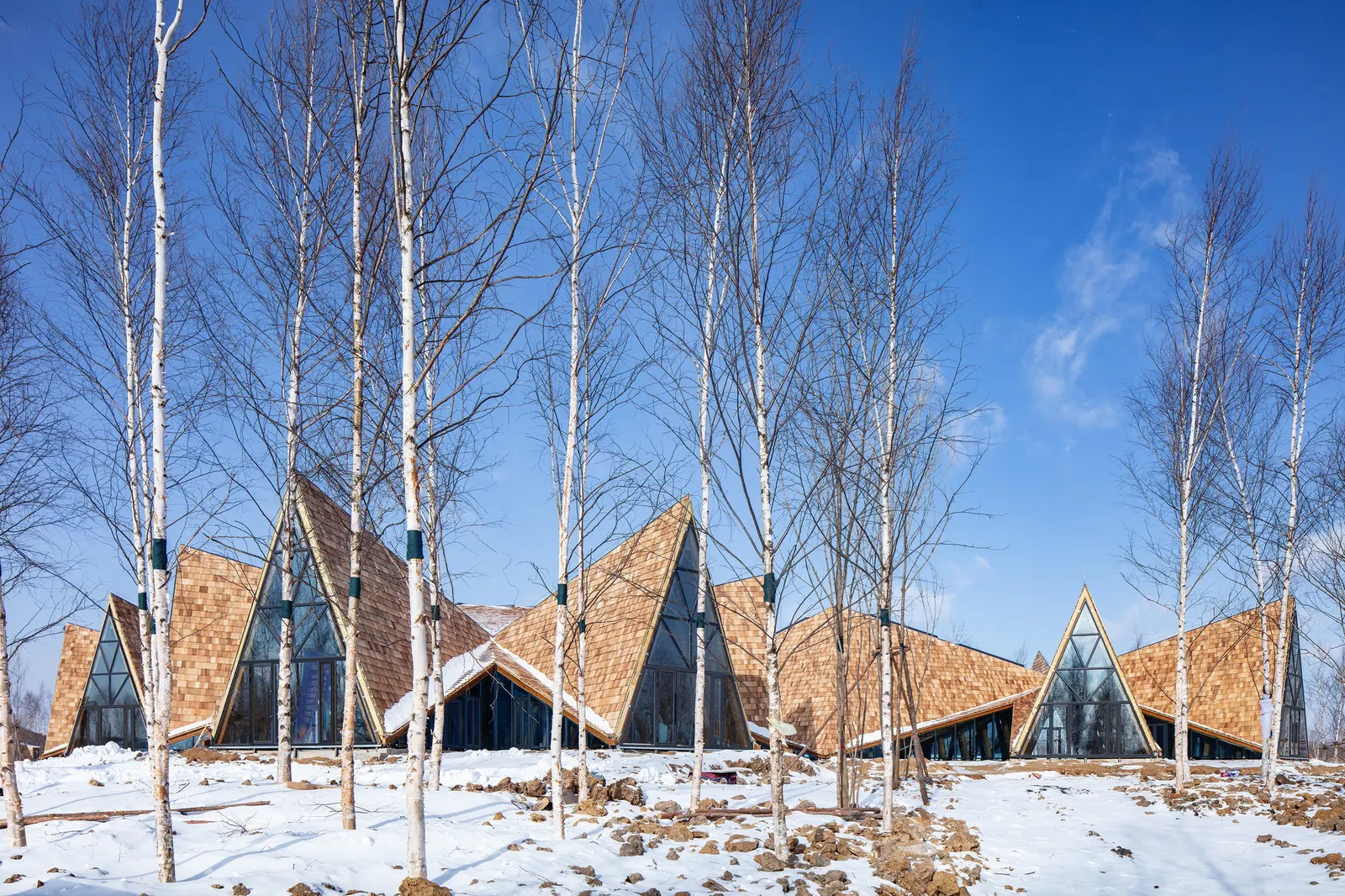 Ресторан Changbai Foothill Antler в предгорьях Чанбай-шаня / Origin Architect