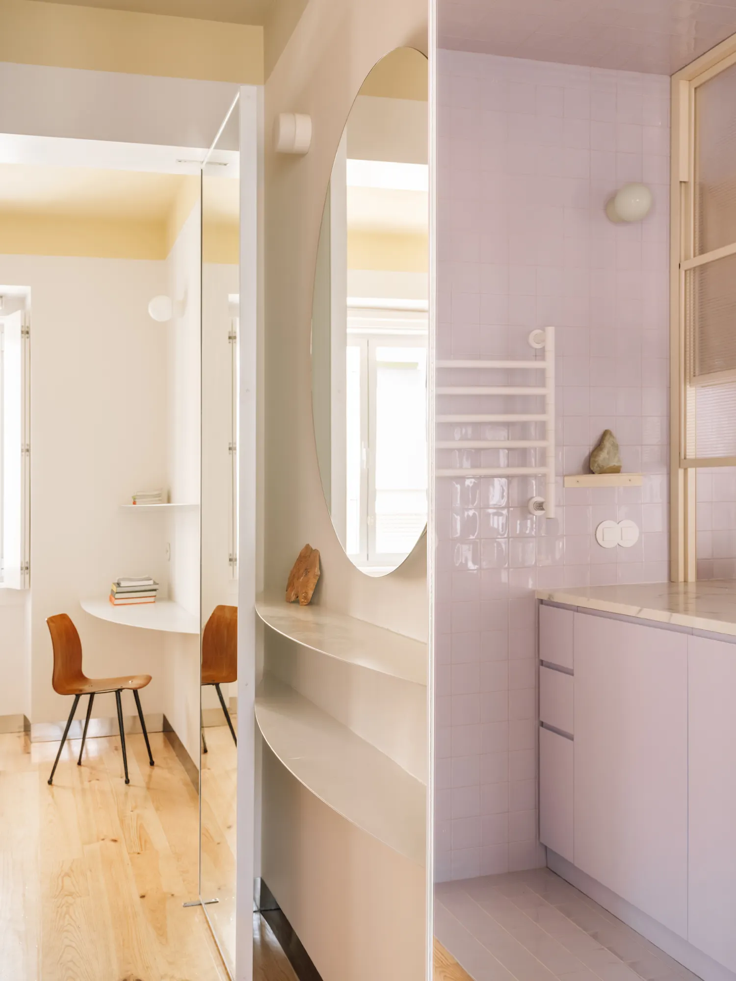 LILAC / BUREAU — реновация квартиры в Лиссабоне площадью 44 м²