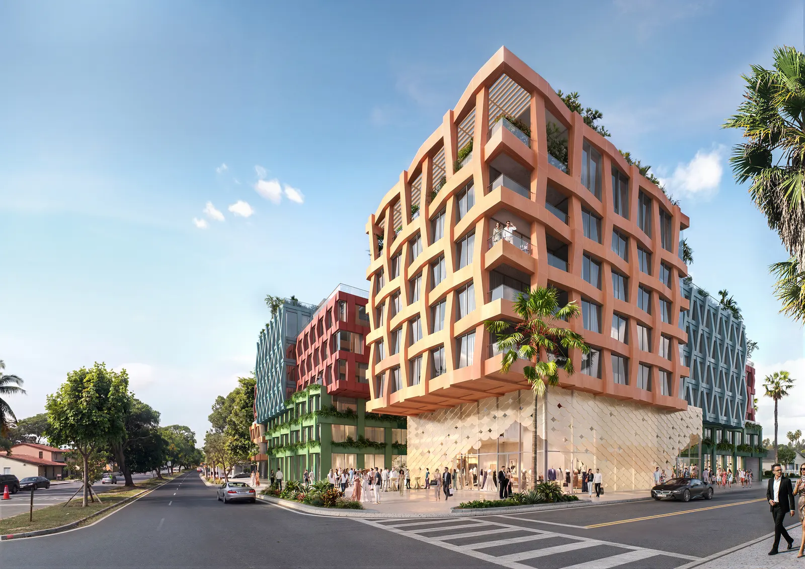MVRDV представила WOMA — смешанный жилой и рабочий комплекс в Wynwood Norte, Майами