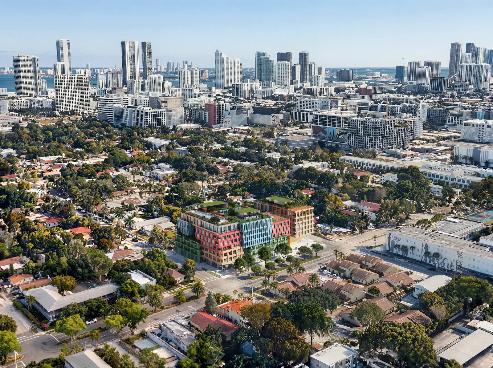 MVRDV представила WOMA — смешанный жилой и рабочий комплекс в Wynwood Norte, Майами
