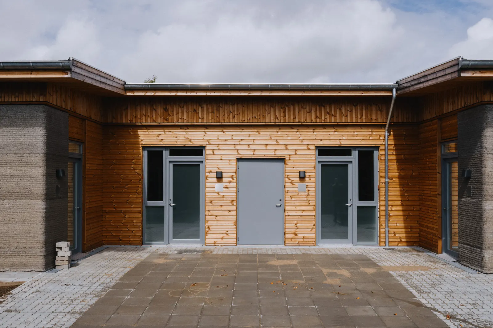 Skovsporet: 3D-печатное студенческое жильё в Холстебро от SAGA Space Architects