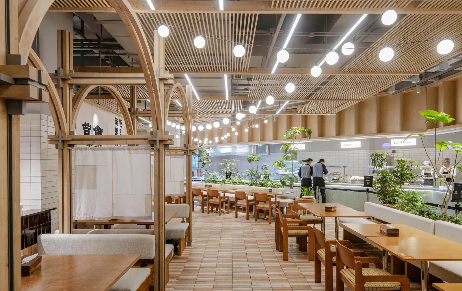 Wanhua Green Heart Food Market и Yunlang Canteen / XU Studio