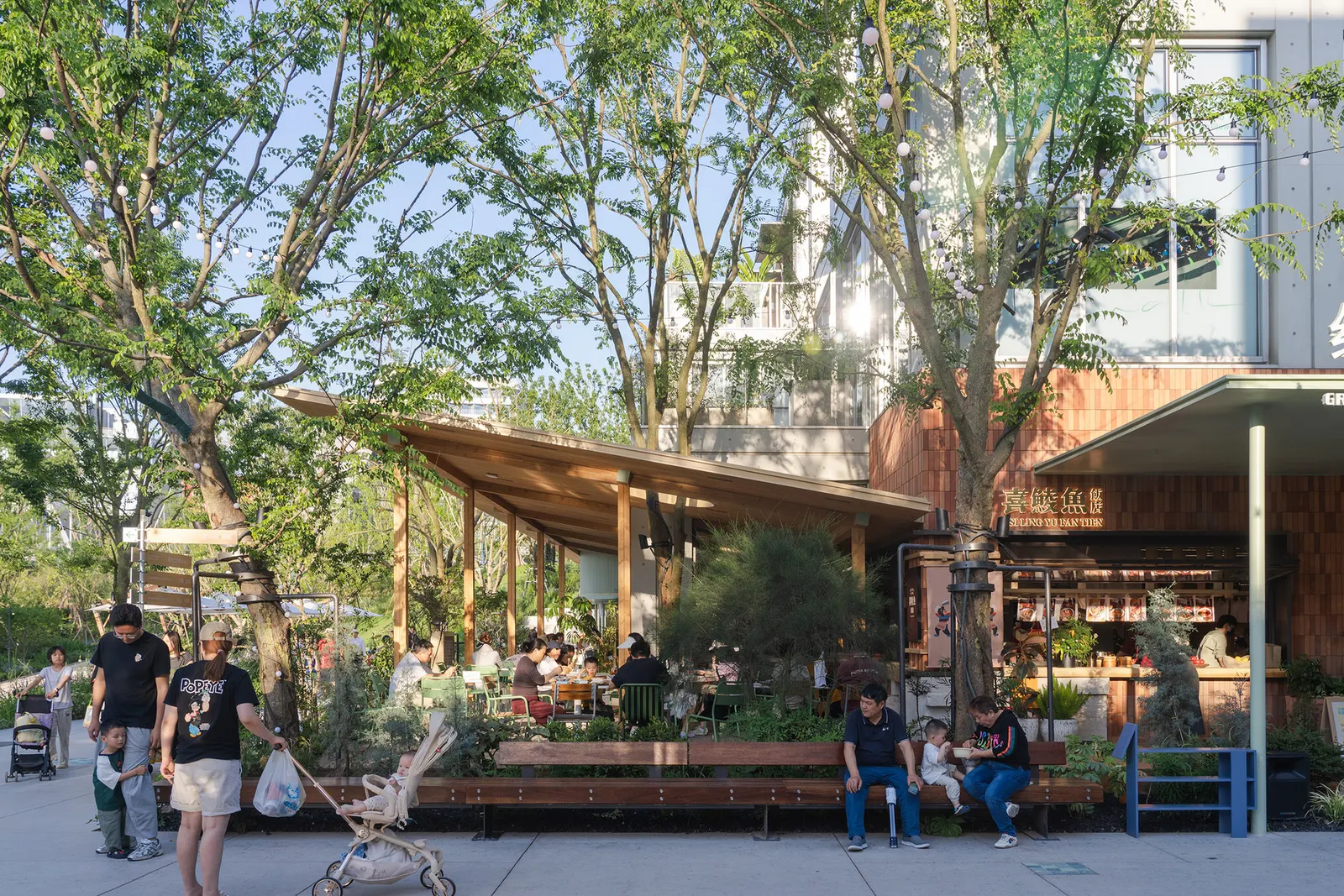 Wanhua Green Heart Food Market и Yunlang Canteen / XU Studio