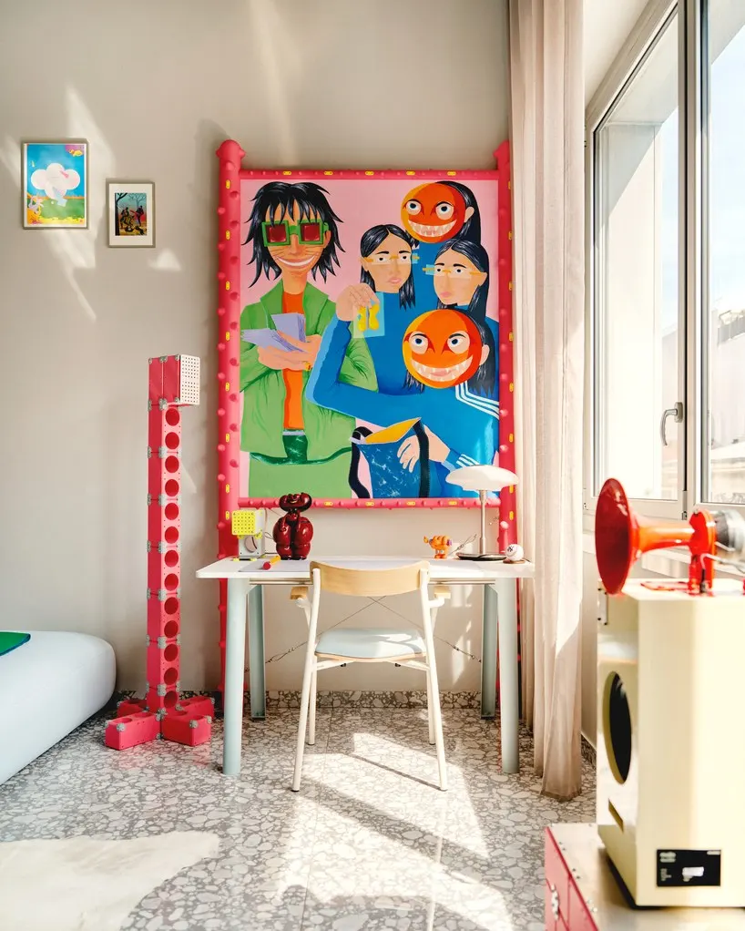 Шоурум Zyva Studio в Париже, собранный вокруг орнамента, терраццо и поп-отсылок