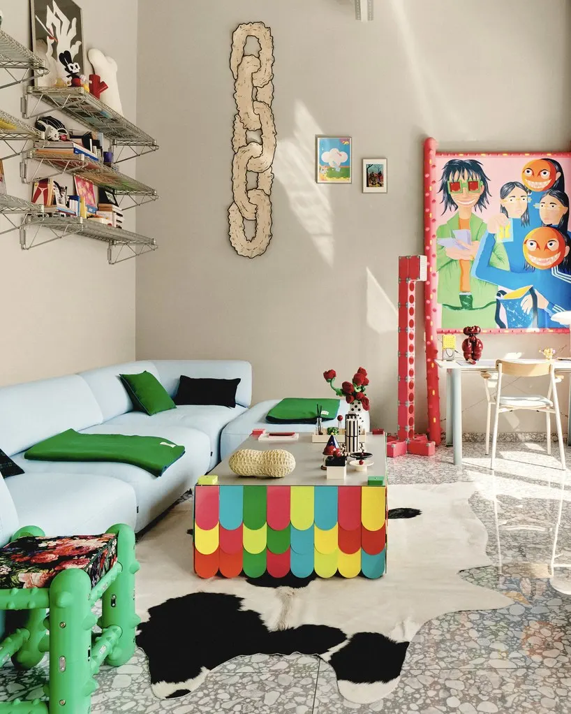 Шоурум Zyva Studio в Париже, собранный вокруг орнамента, терраццо и поп-отсылок