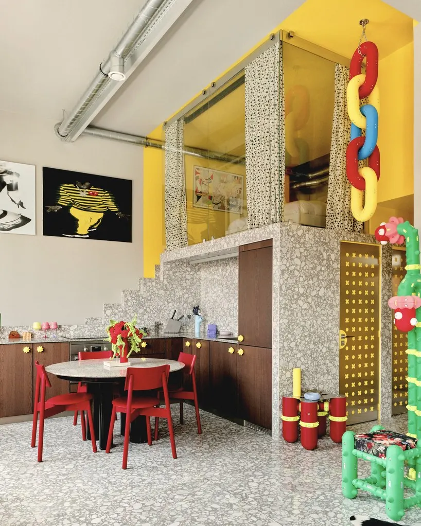 Шоурум Zyva Studio в Париже, собранный вокруг орнамента, терраццо и поп-отсылок