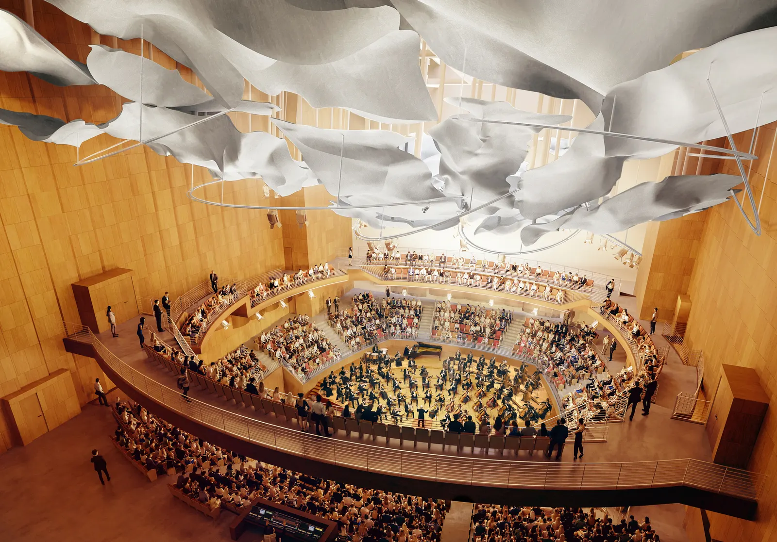 Новый концертный зал Colburn School по проекту Frank Gehry откроется 25 сентября 2027 года