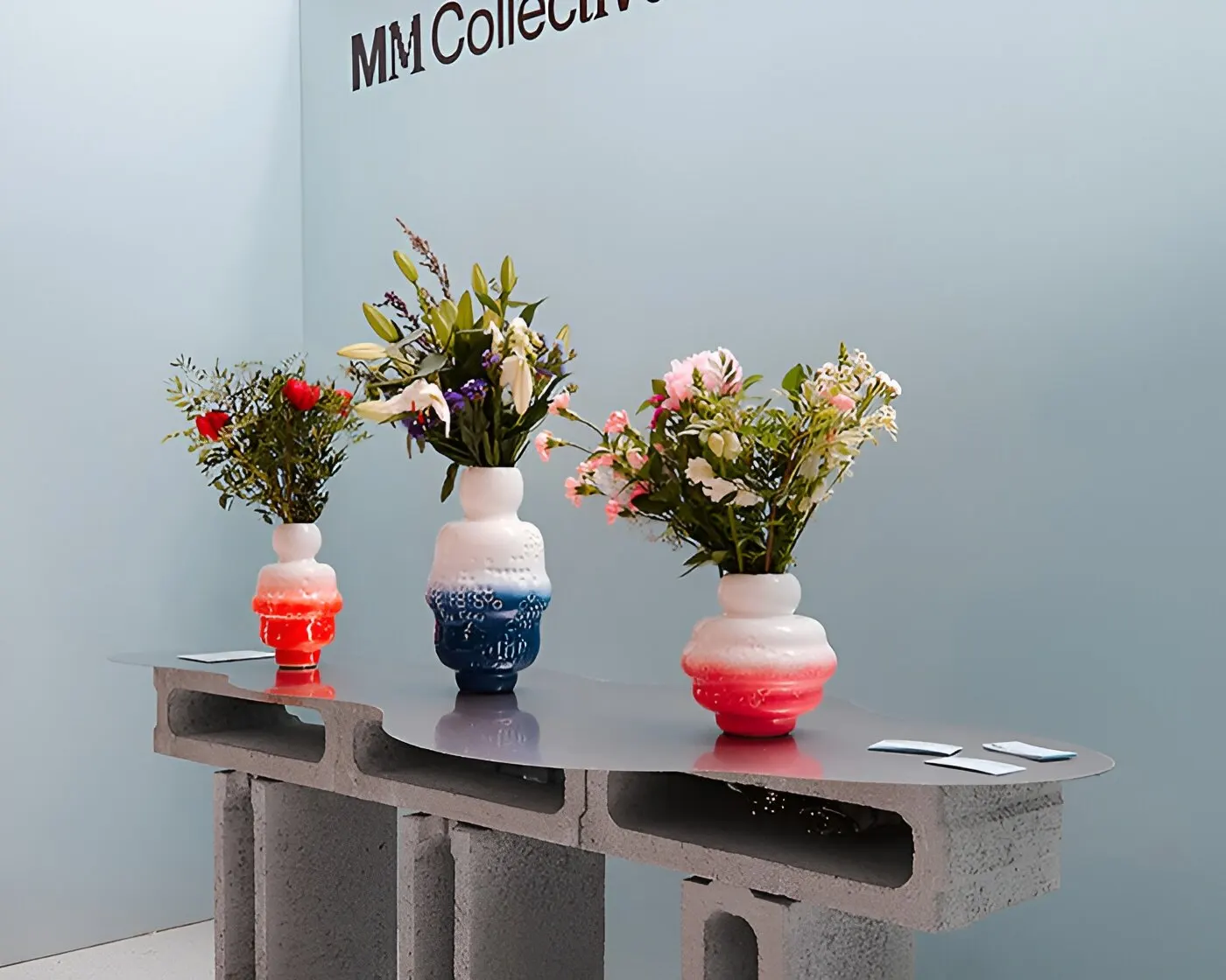MM collective: три керамические вазы с генеративными узорами по мотивам цветов