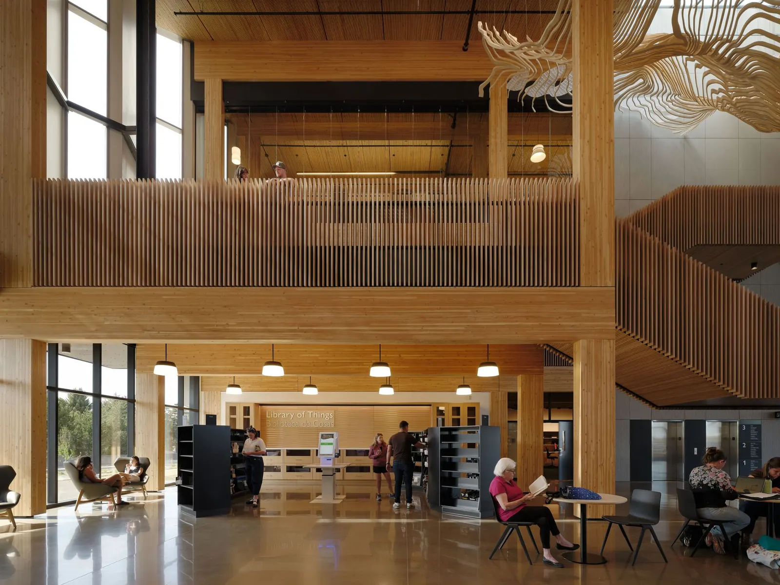 Центральная библиотека Stevens Ranch / Miller Hull Partnership + Steele Associates Architects