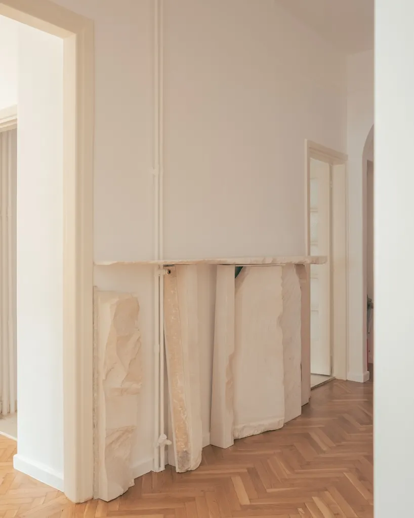 Cypress, marble and rippled glass reshape a Kolonaki apartment into Local Local’s first permanent studio